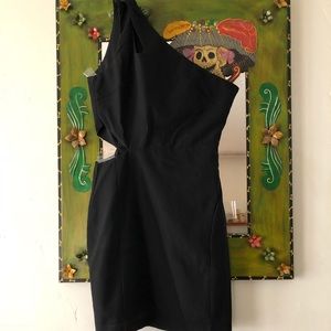 DONATED XXI Black Cut-Out Dress